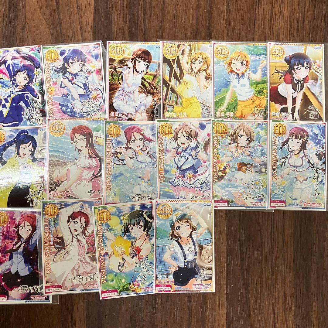 ラブライブ アケフェス スクフェスAC メンバーカード Aqours - メルカリ