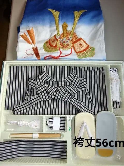 七五三詣り袴セット5⃣　紋なし　袴下56㎝ 楽天市場】【レンタル】七五三 5歳 レンタル 753 袴セット 男児 着物