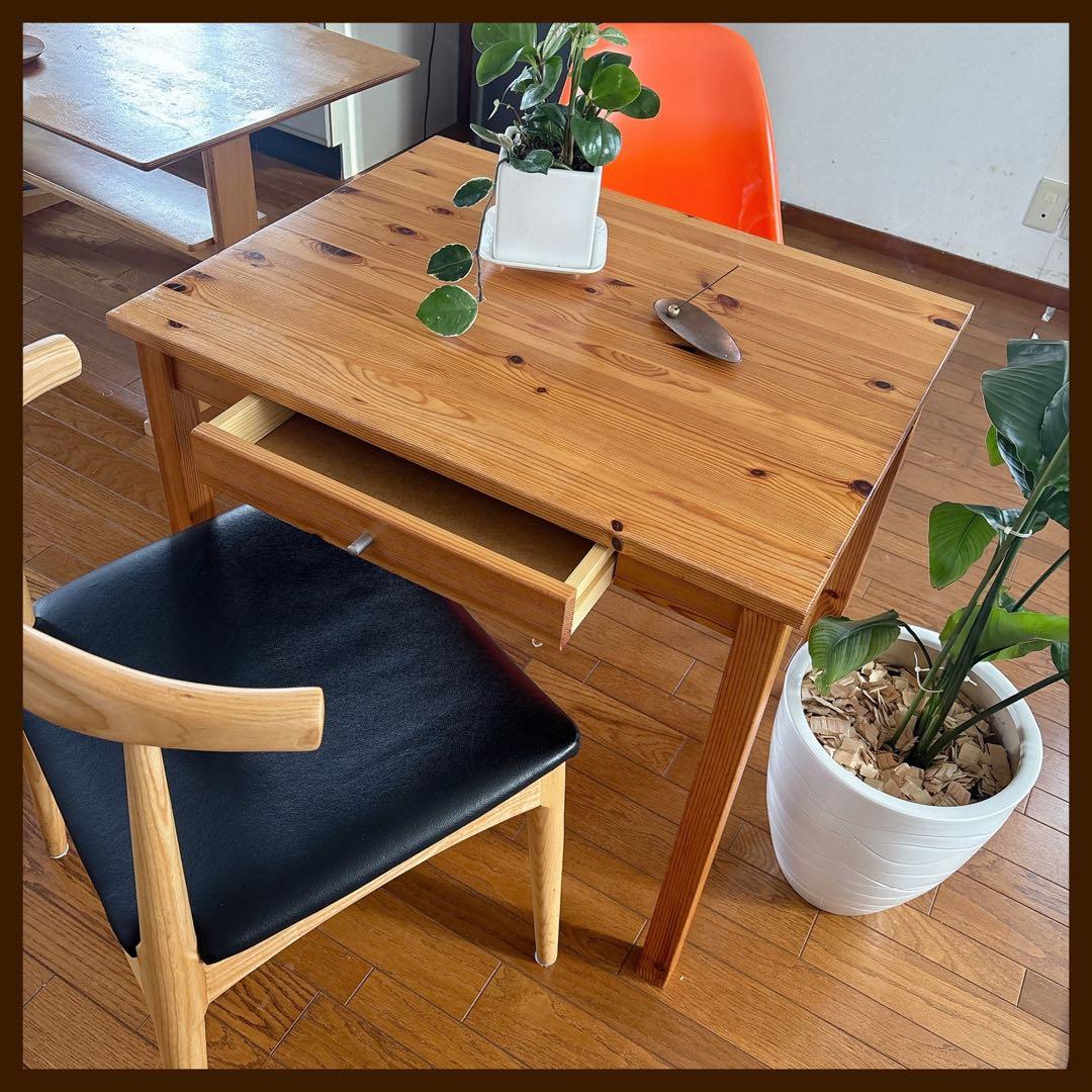 レア 廃番】MUJI 無印良品 パイン材 デスク 北欧 ヴィンテージ 75cm USED/無印良品 廃盤 パイン材 デスク MUJI 北欧 ヴィンテージ レア 廃