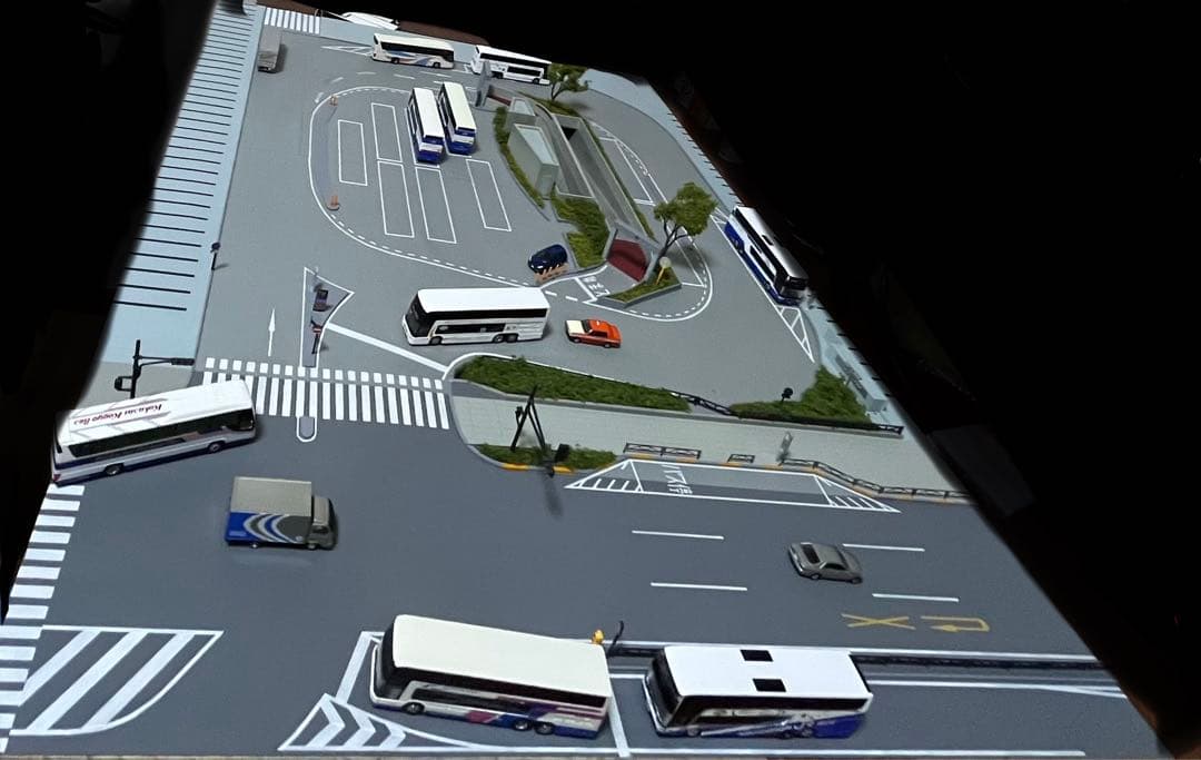 東京駅日本橋口 ジオラマのみ Nゲージサイズ 1/150 バスコレ用 バスコレ