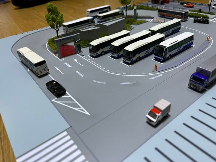 東京駅日本橋口 ジオラマのみ Nゲージサイズ 1/150 バスコレ用 バスコレ