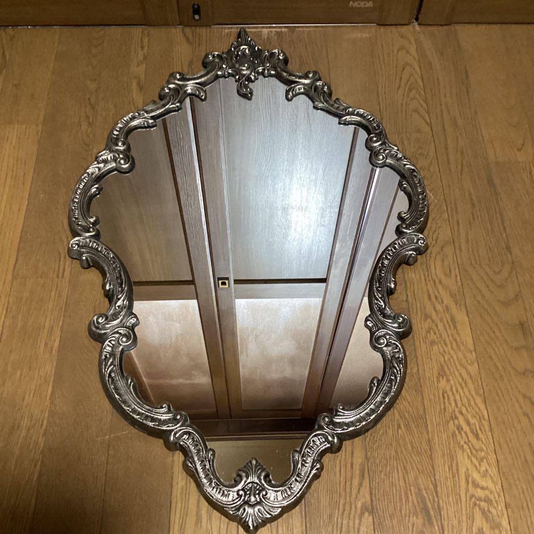 ロココ調　鏡　ミラー　アンティーク加工　壁掛けミラー　玄関鏡 楽天市場】壁掛けミラー 鏡 ウォールミラー おしゃれ アンティーク調