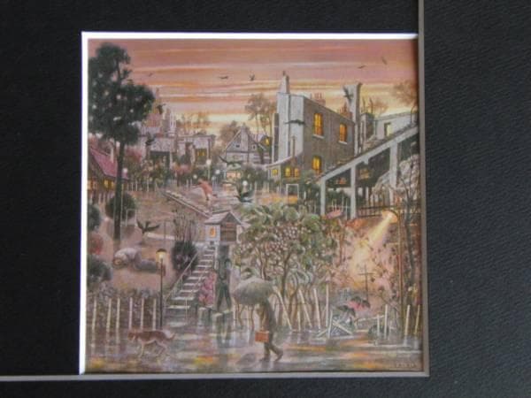 高岸昇、雨降る（蝶の墓）、希少画集画、新品額装付、状態良好 高岸昇、雨降る（蝶の墓）、希少画集画、新品額装付、状態良好 - メルカリ