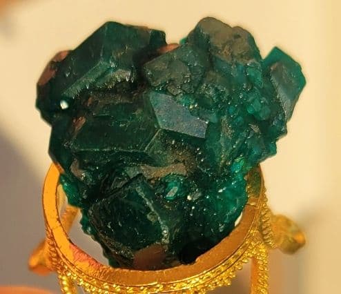 宝石質 キラキラ ダイオプテーズ 翠銅鉱 原石 天然石 鉱物