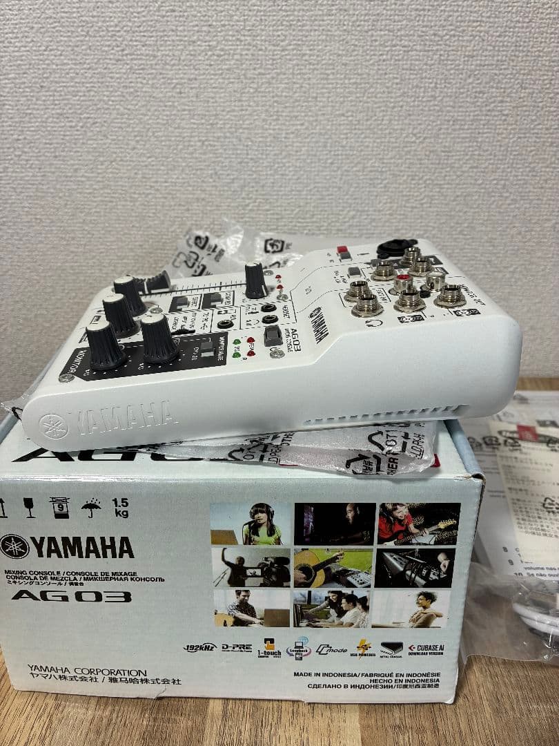YAMAHA AG03 初代 ミキシングコンソール - メルカリ