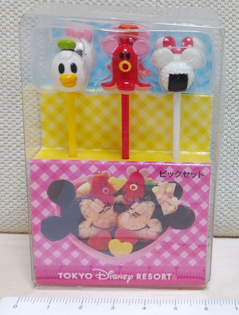 ディズニーリゾート　ピック　お弁当ピック　ディズニーランド　ディズニー おすわり姿がかわいい！東京ディズニーランド ランチピックセット -
