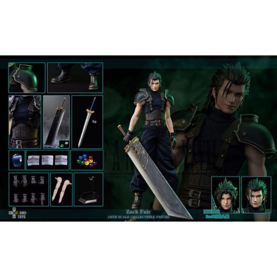 GAMETOYS GTー005 FF7ザックスフィギュア1/6 可動フィギュア Amazon.co.jp: gametoys ザックス 1 6 フィギュア クライシスコア FF7