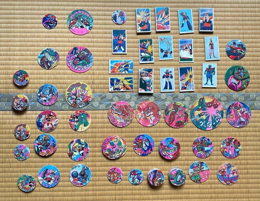 昭和レトロ メンコ マジンガーZ ゲッターロボ ライディーン 角メンコ