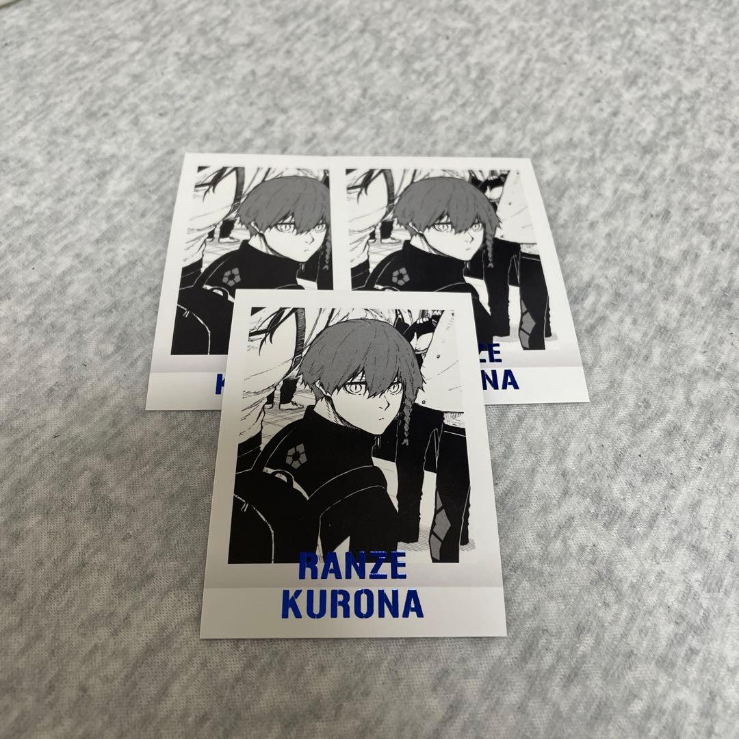 ブルーロック ブルーロック展 ぱしゃこれ プレミアム 黒名蘭世 28 3枚