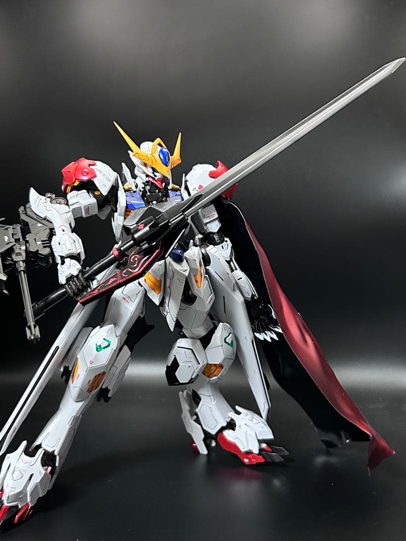 MG ガンダムバルバトスルプス 全塗装済み完成品マント鉄血の