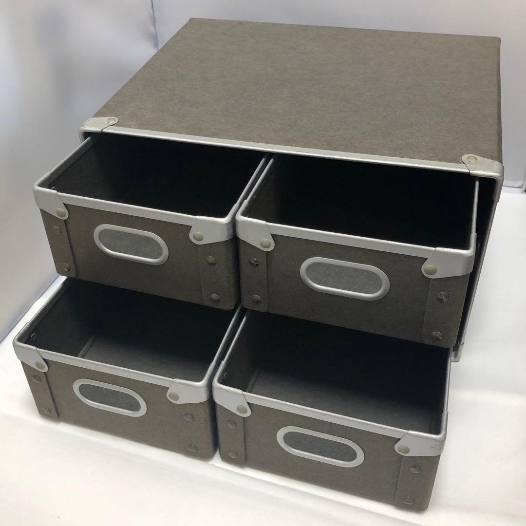 無印良品】 硬質パルプボックス 引き出し4個 収納ケース - メルカリ