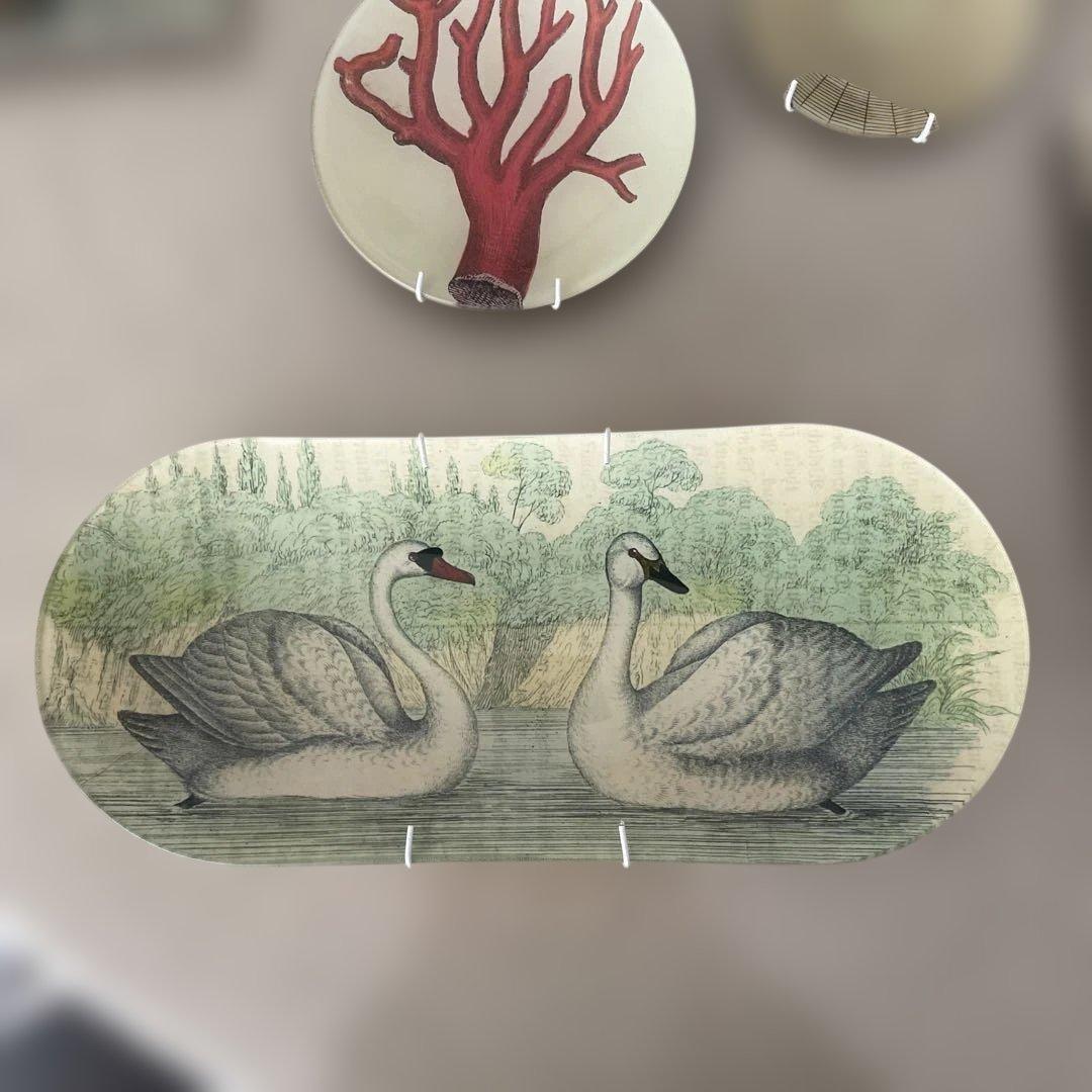 ジョンデリアン Swans スワン OBLONG TRAY トレイ
