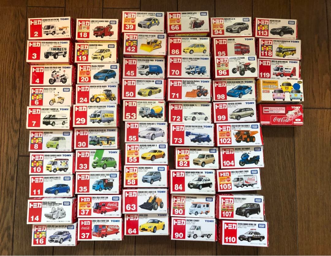 トミカ55台　まとめ売り 2026年最新】トミカ55の人気アイテム - メルカリ