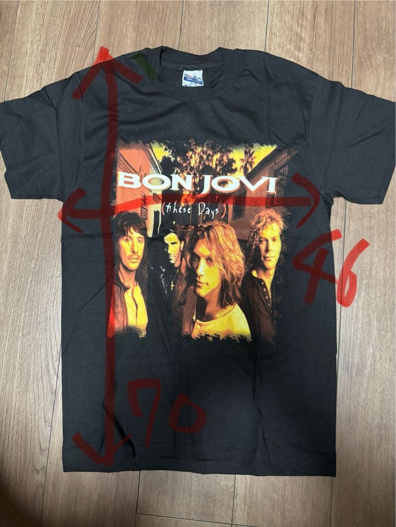BON JOVI These Days Tシャツ　激レア　1993 BON JOVI】 バンドTシャツ ロックTシャツ BON JOVI KEEP THE FAITH
