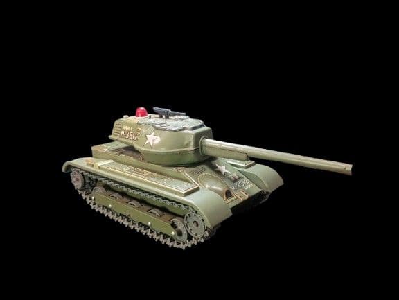 マスダヤ ブリキ 戦車 M-3512 ラジコンタンク 電動 全長40cmくらい
