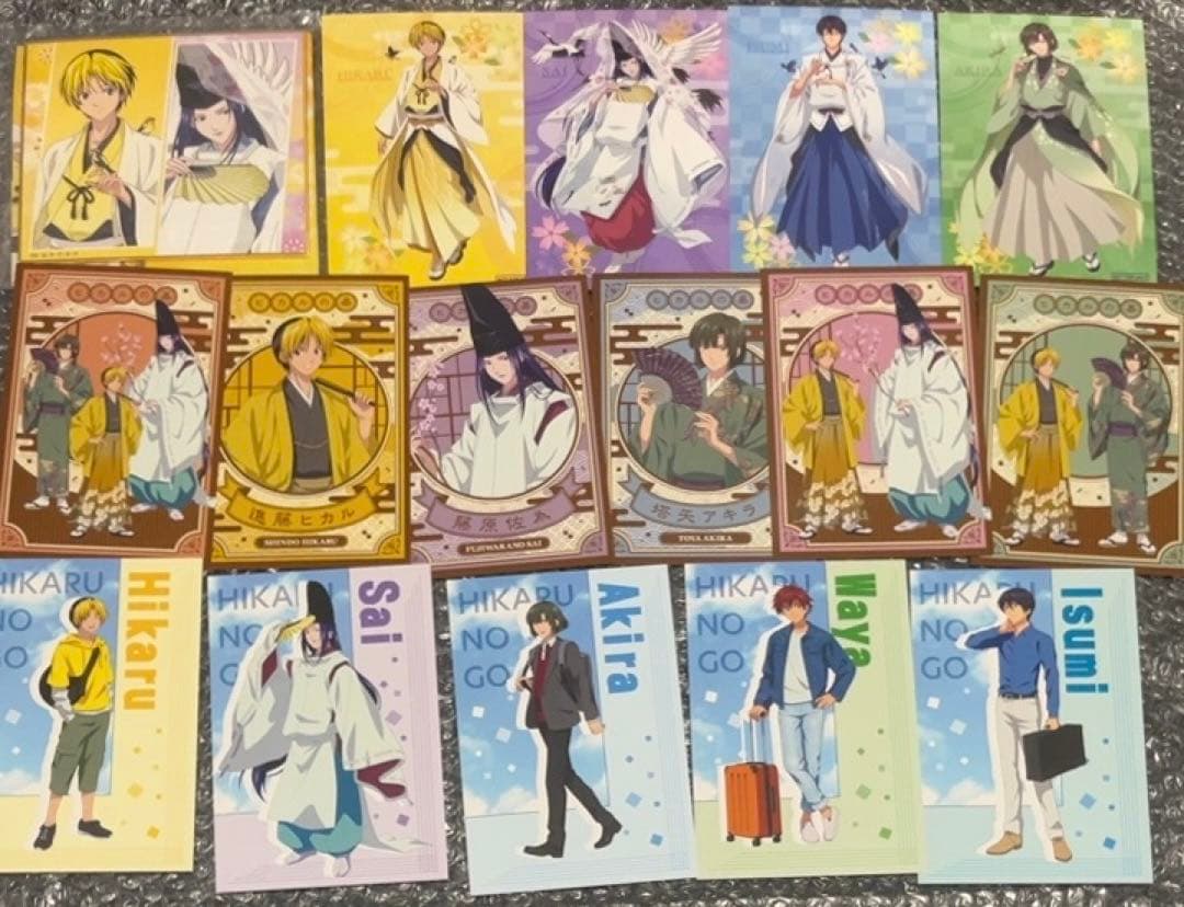 ヒカルの碁 グッズセット 塔矢アキラ 進藤 佐為 花鳥風月 花札 旅行
