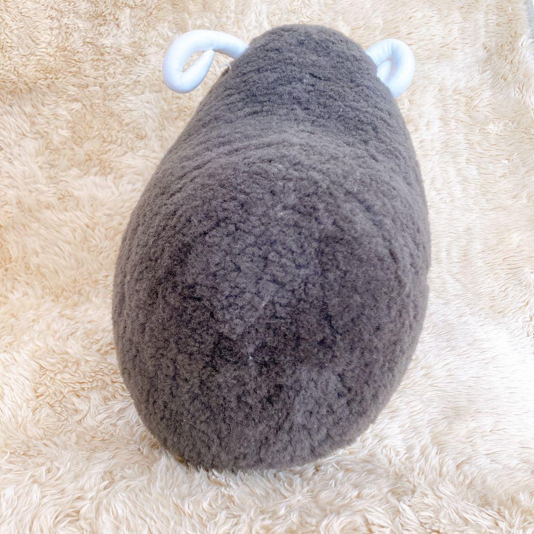 じぶんまくら羊 ぬいぐるみ 本物 ムートン 100% - メルカリ