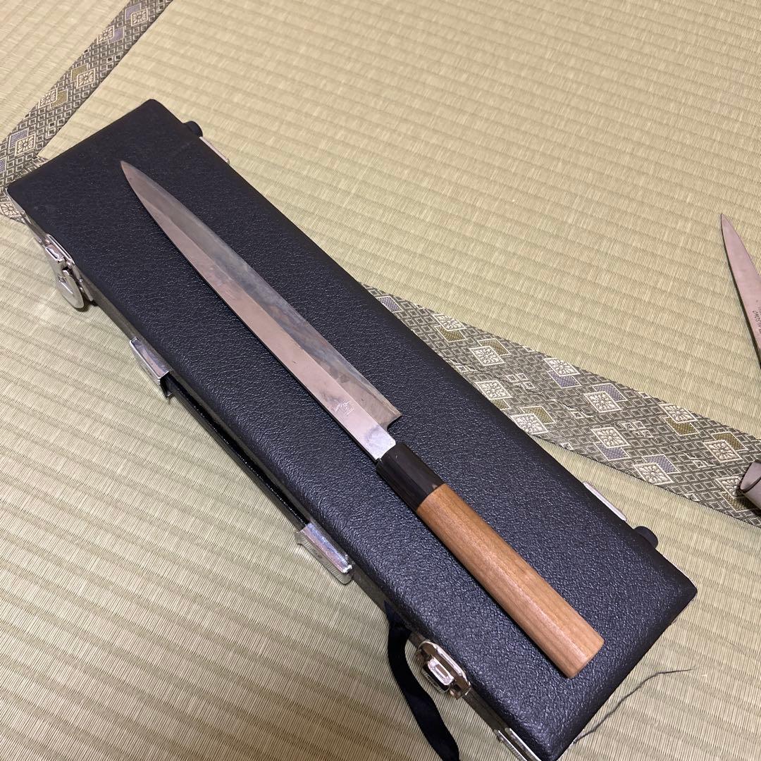 日本製　高級包丁　ミソノ　Misono 和包丁　柳刃包丁　刺身包丁 ミソノ刃物 美品｜ミソノ 柳刃包丁 霞 九寸 朴柄 KN02-A7861-2L1B 刺身
