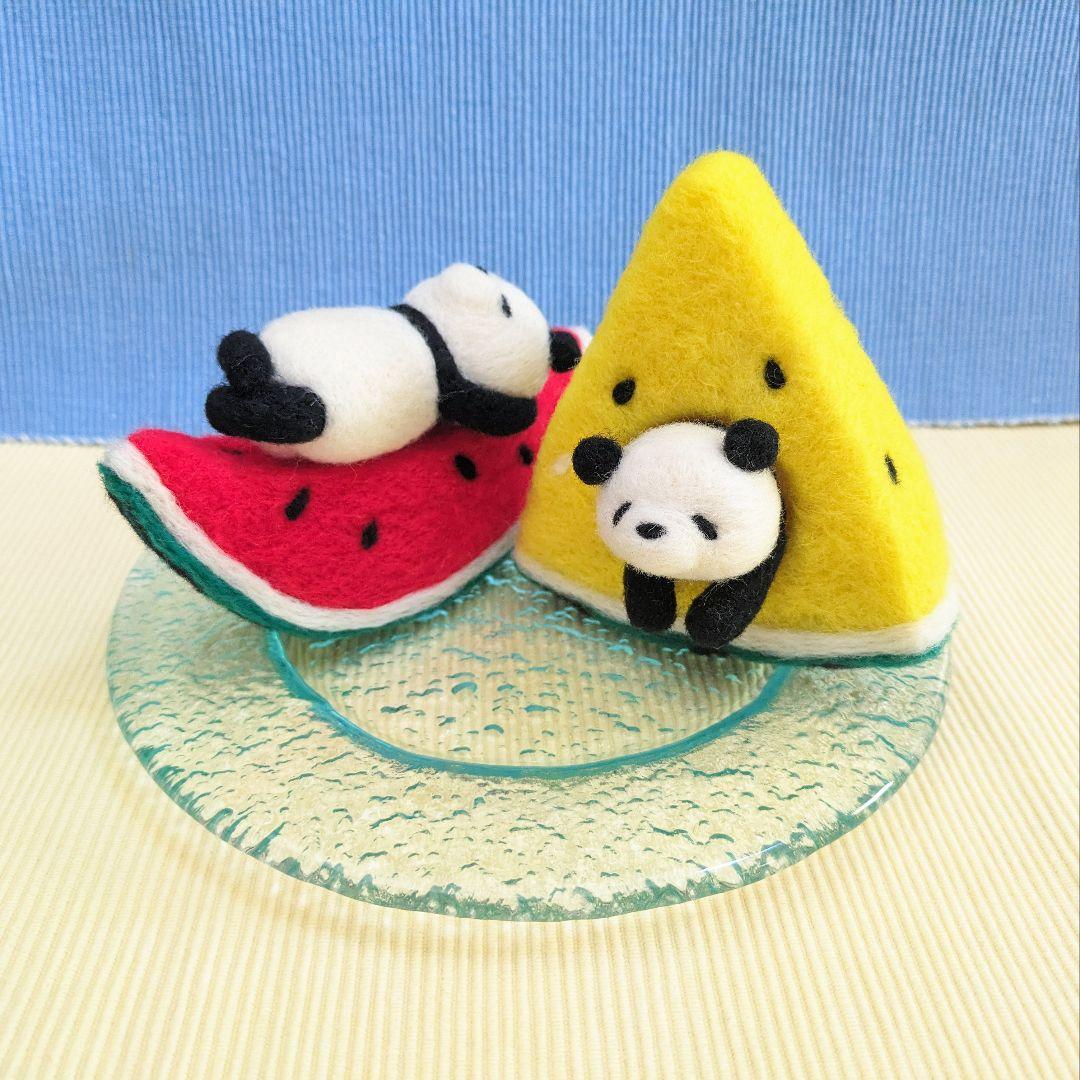 羊毛フェルト 作品 夏の恵みでひんやりこ 【バラ売り可】 - メルカリ