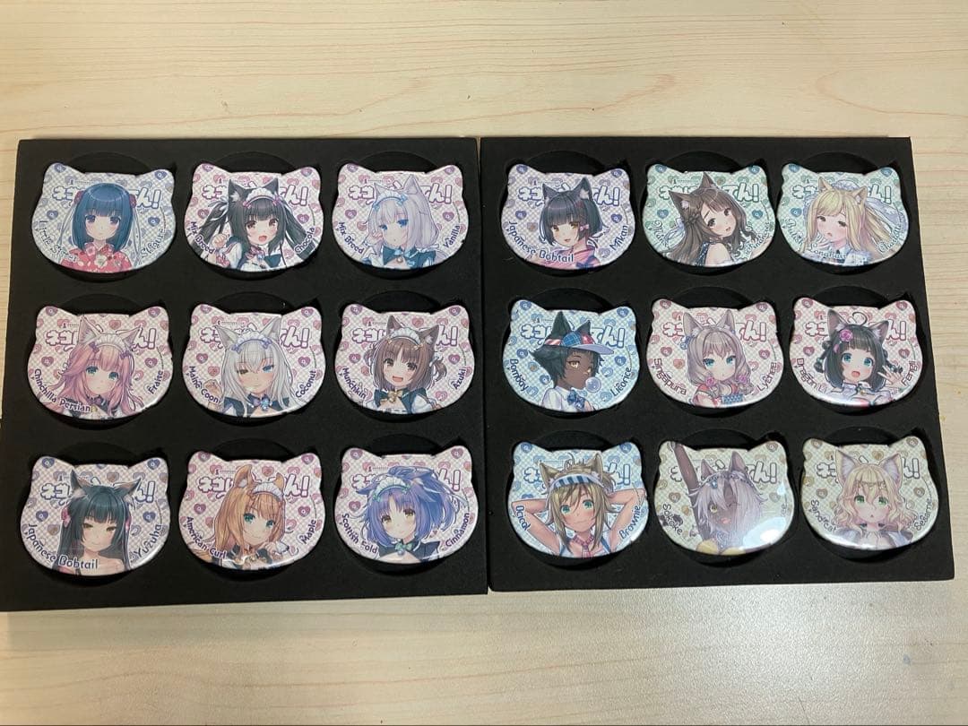 ネコぱら　缶バッジ ネコぱら]トレーディング缶バッジBOX（甘ロリ)7個入り