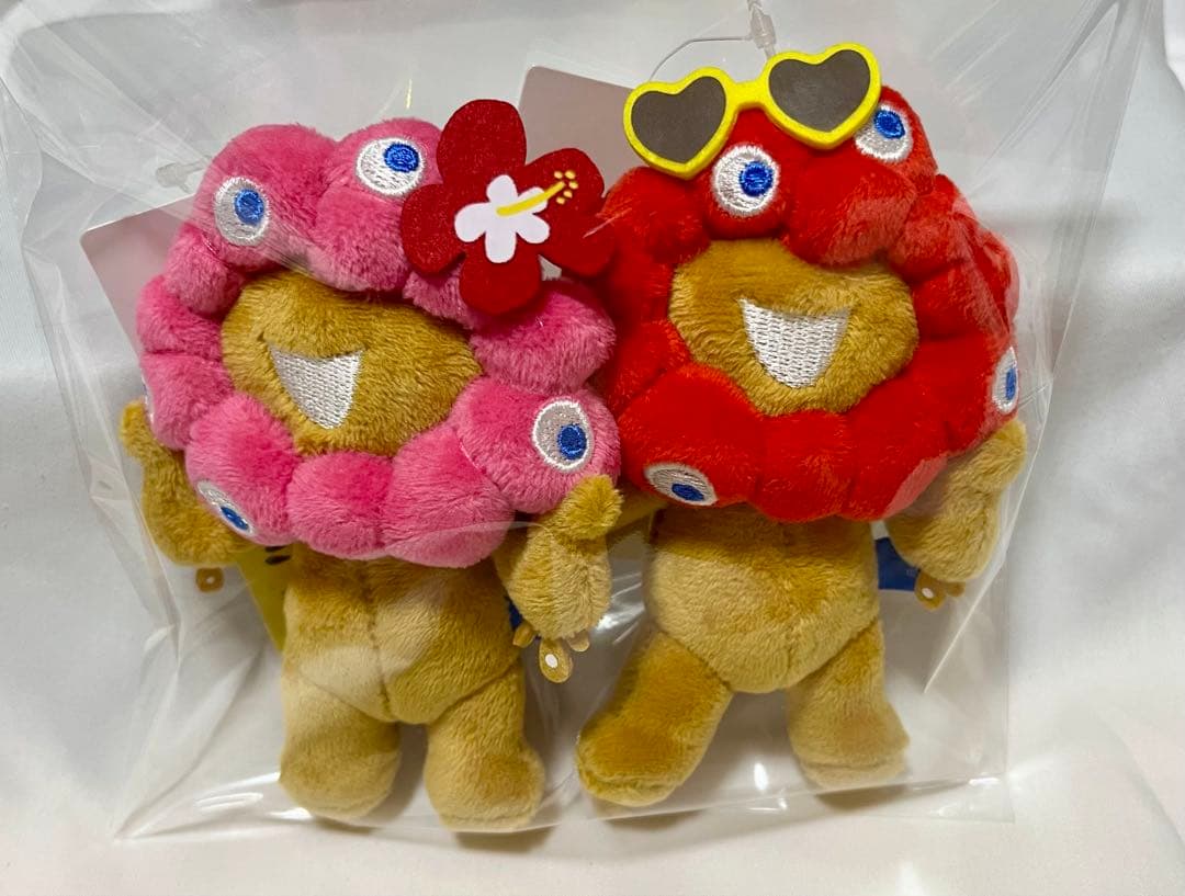 ミャクミャク 日焼け ボールチェーンマスコット 2種セット 新品未使用
