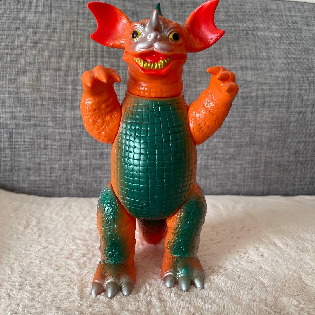バンダイ 東宝怪獣シリーズ ブルマァク バラゴン オレンジ成型 美品