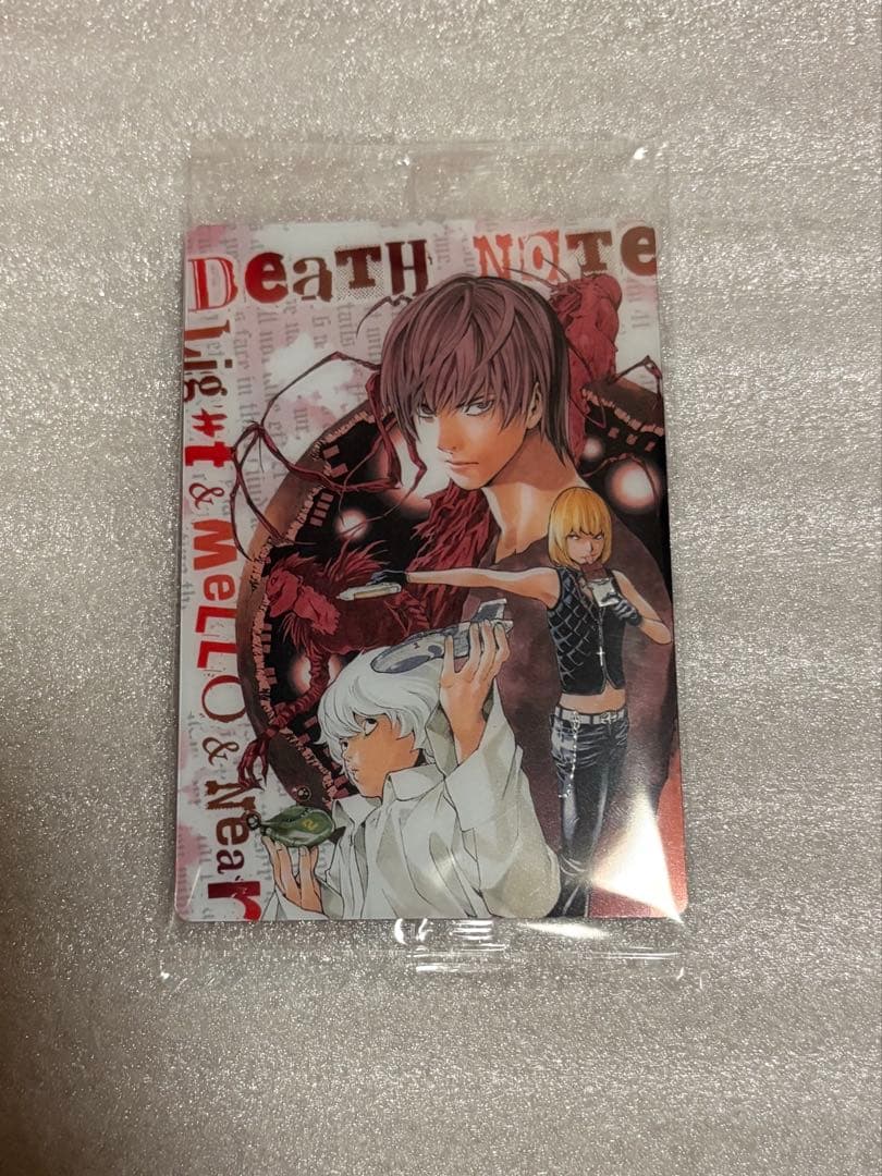 DEATHNOTE デスノート ウエハース ビジュアルカード 夜神月 メロ ニア