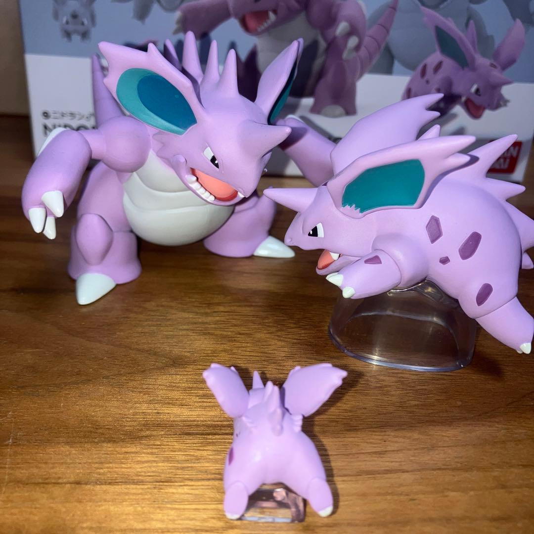 ポケモン スケールワールド ニドラン♂ ニドリーノ ニドキング