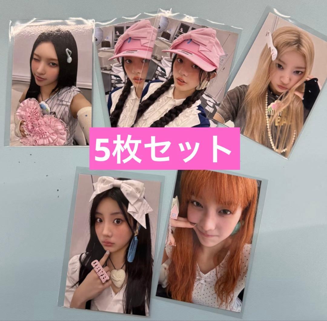 ILLIT not cute anymore ポップアップ　買い上げトレカ　5枚 ILLIT NOT CUTE ANYMORE weverse盤 トレカ 5枚セット｜Yahoo!フリマ