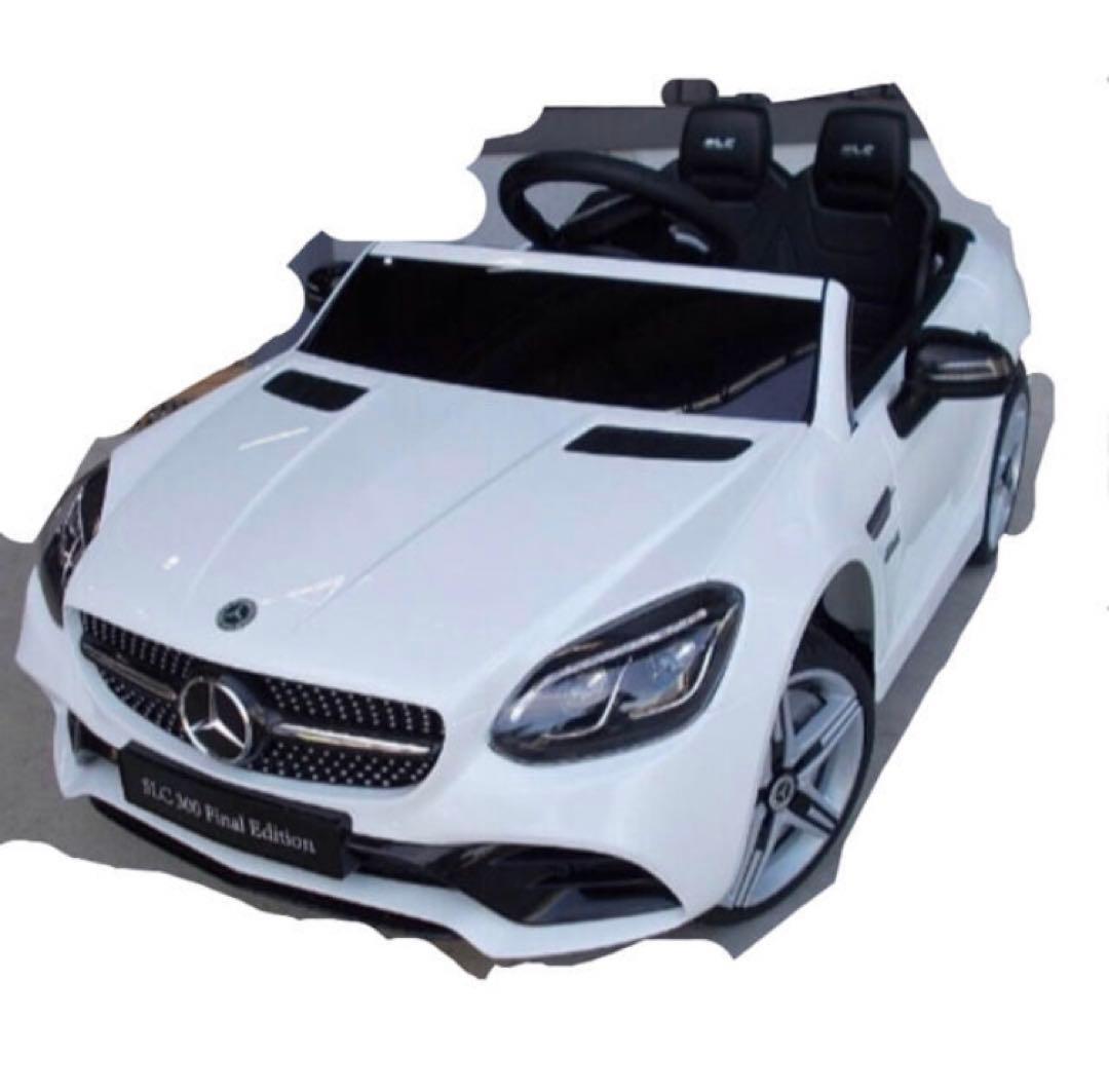 乗用ラジコン　ベンツ　SLC　白　完成車 楽天市場】電動乗用ラジコン 乗用玩具 新型 ベンツ SLC ラジコンカー
