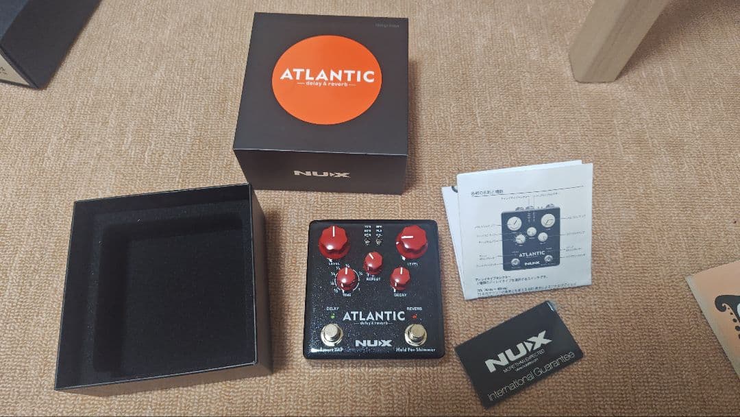 NUX ATLANTIC ディレイ リバーブ ギター エフェクター ギター エフェクター ディレイ リバーブ NUX ニューエックス Atlantic