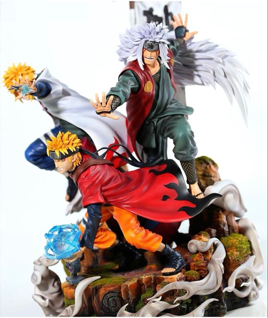 41cm NARUTO 自来也 波風ミナト ナルト フィギュア ガレージキット