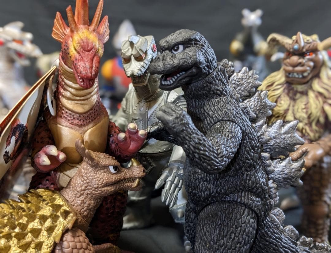昭和ゴジラ＆東宝怪獣（バンダイ）ムービーモンスターシリーズ12体