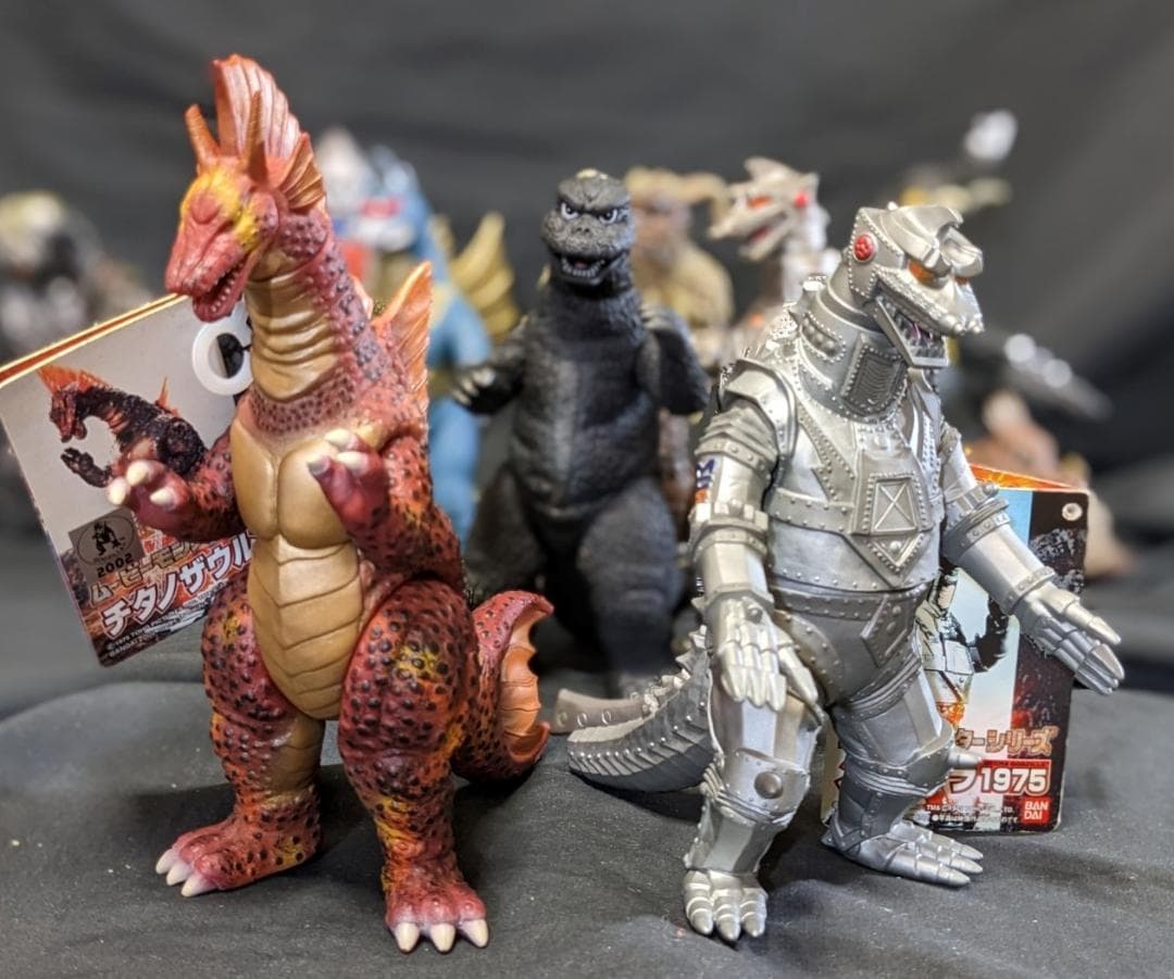昭和ゴジラ＆東宝怪獣（バンダイ）ムービーモンスターシリーズ12体