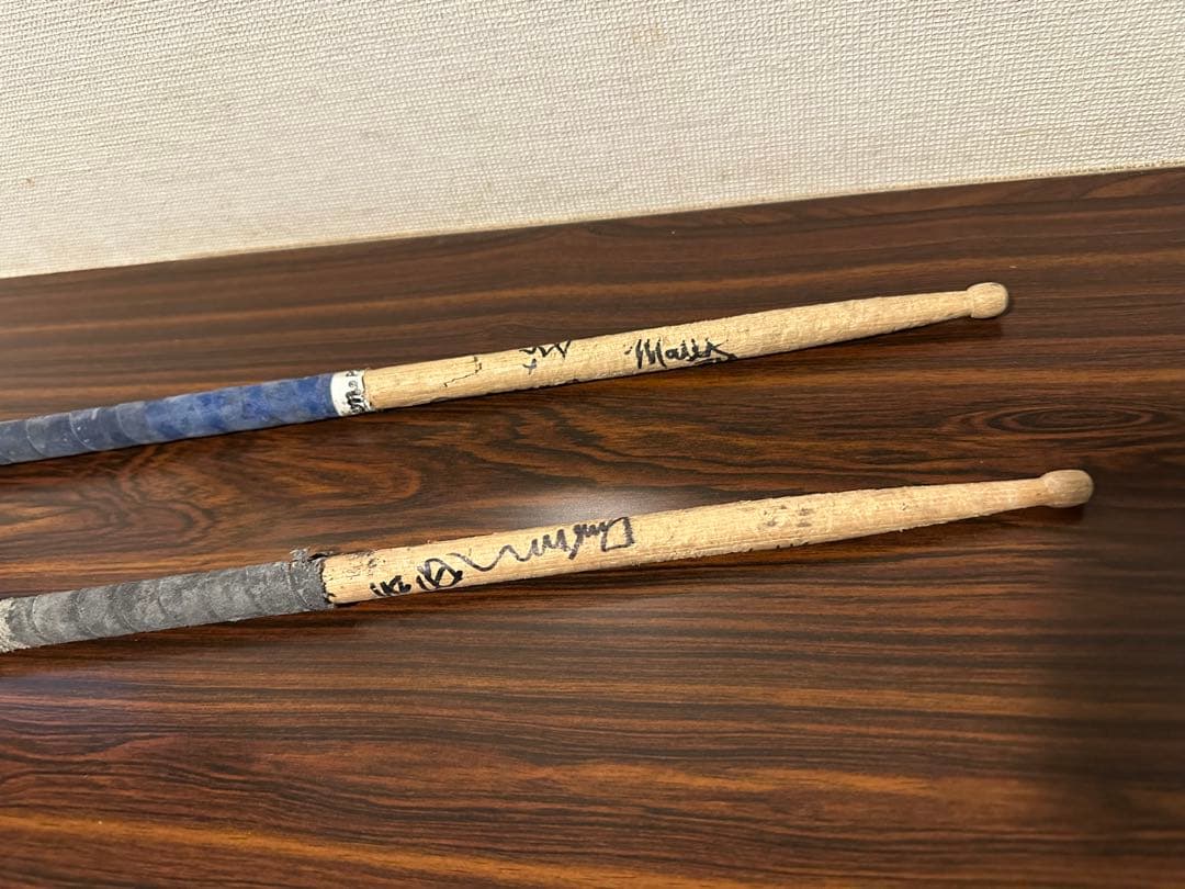 ゼブラヘッド ZEBRAHEAD サイン入り ドラムスティック 2本セット