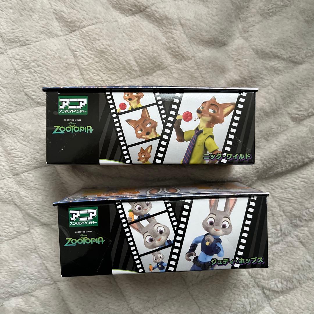 ズートピア フィギュアセット ニック・ワイルドとジュディ・ホップス