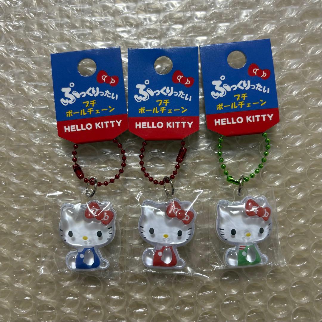 ハローキティ HELLO KITTY ぷっくりったい プチボールチェーン - メルカリ