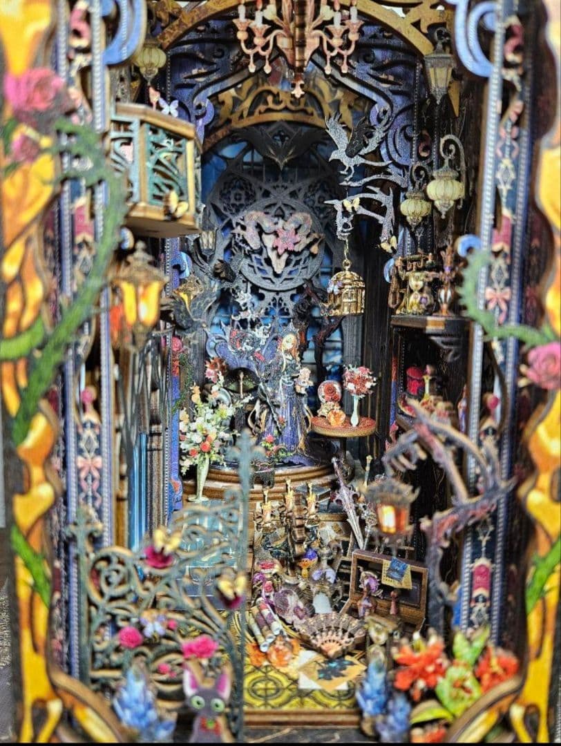 期間限定値下】ドールハウス「魔女の宮殿」☆ブックヌック☆完成品