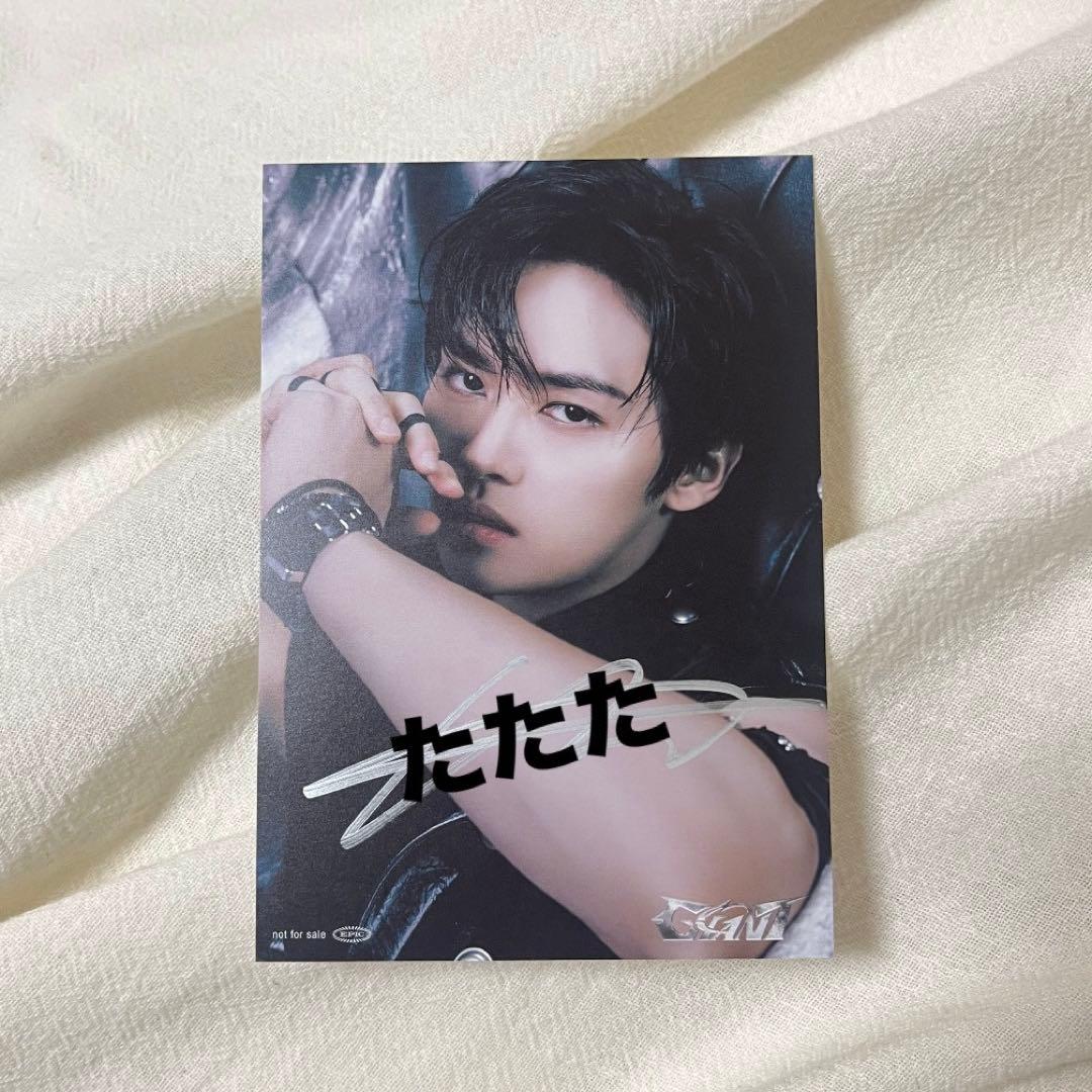 Straykids リノ leeknow 直筆サイン GIANT - メルカリ