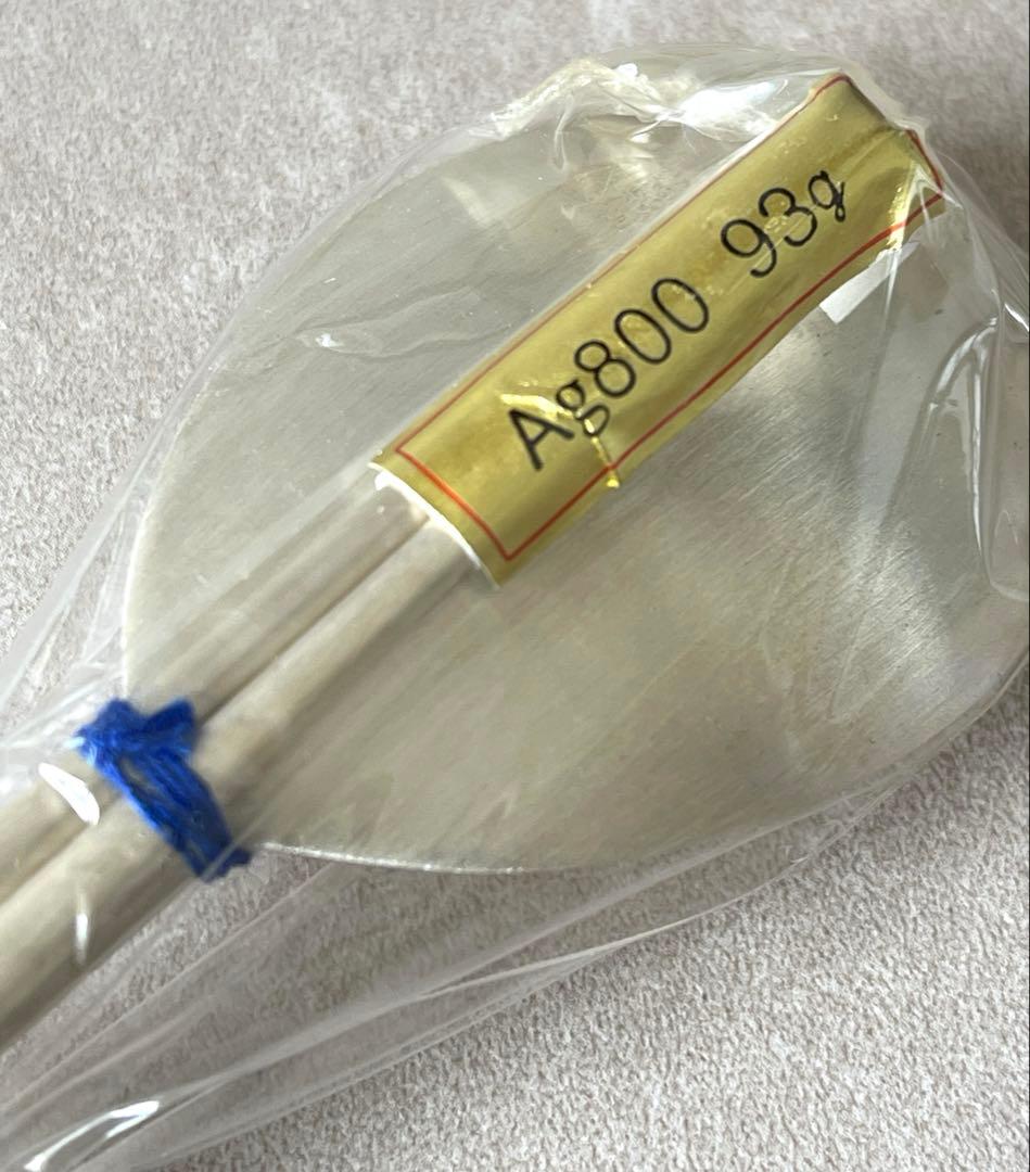銀製 スプーン・箸セット Ag800 93g 韓国製