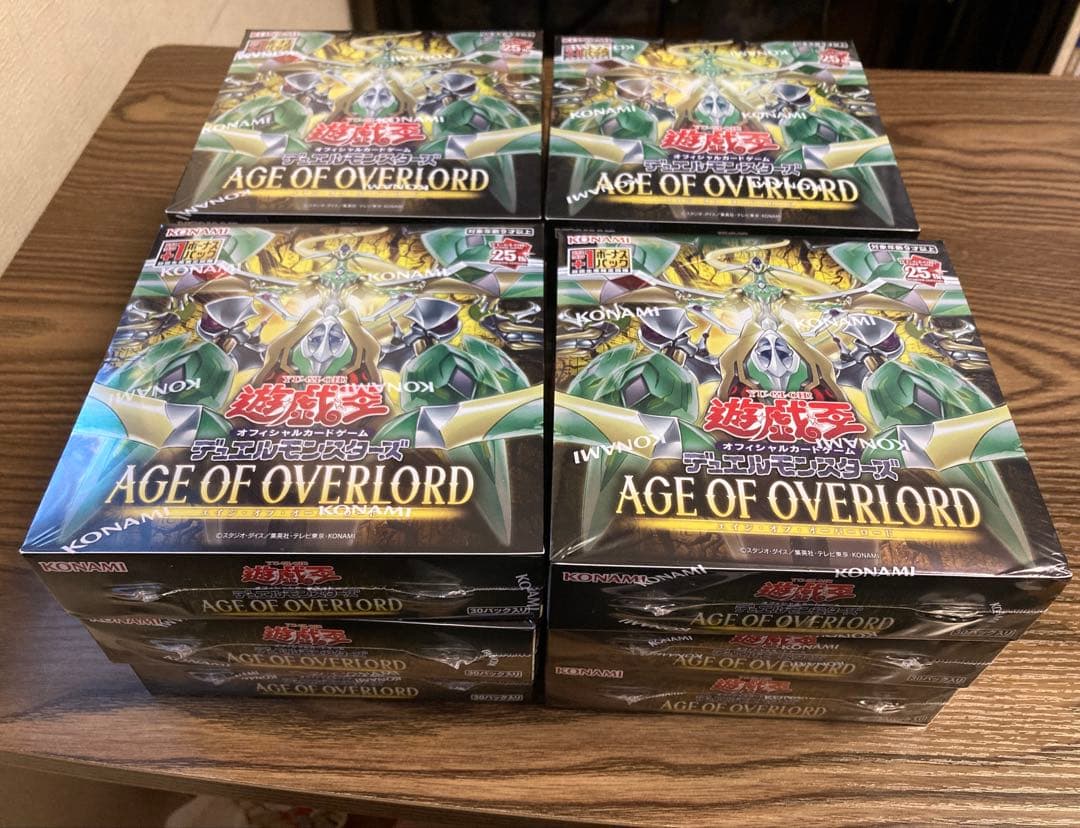 遊戯王☆AGE OF OVERLORD 未開封BOX×12(シュリンク付き+1) - メルカリ
