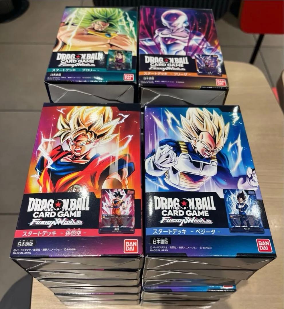 フュージョンワールド スタートデッキ ４種セット（各6個づつ） 4種セット ドラゴンボールスーパーカードゲーム フュージョンワールド