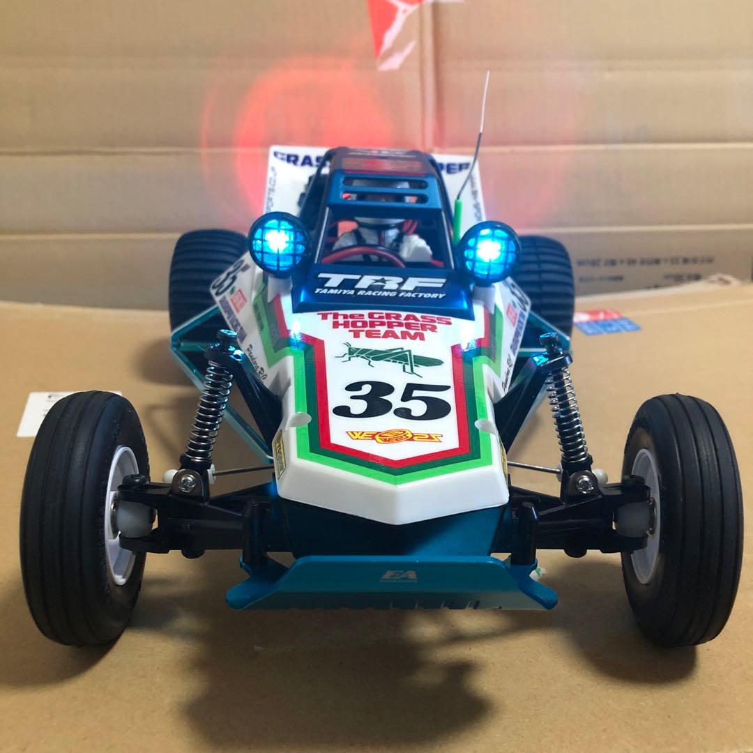 タミヤ RC グラスホッパー(復刻版) メカ付フルセット LED 完成品 未