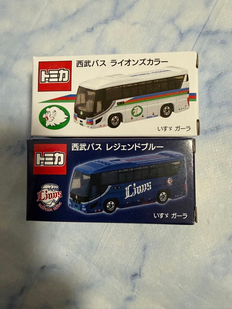 トミカ特注バス 西武バス ライオンズカラー レジェンドブルー - メルカリ