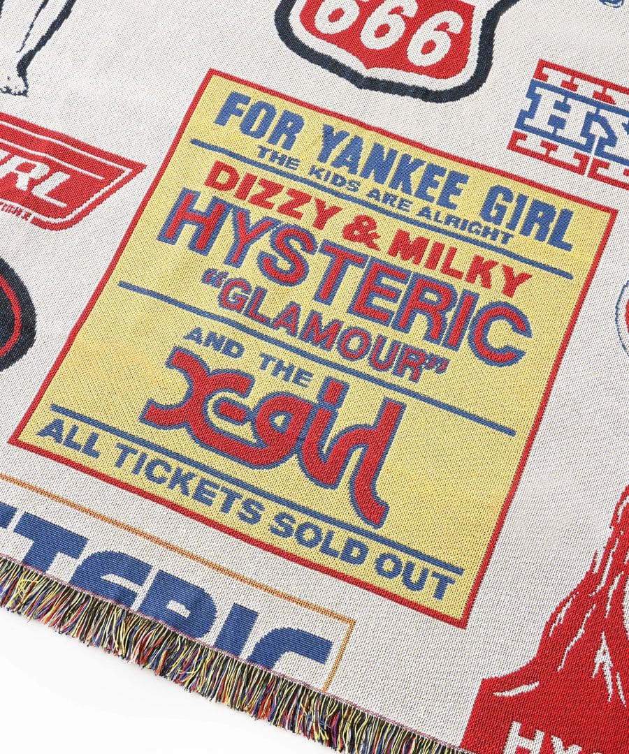 X-girl HYSTERIC GLAMOUR JACQUARD BLANKET - メルカリ
