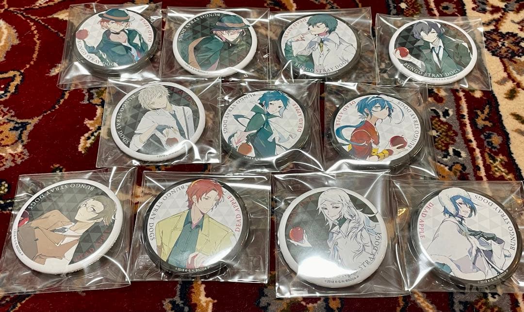 【美品】文スト 入場者特典 缶バッジ 原作絵コンプセット 文豪ストレイドッグス オリジナルグッズ販売開始！ | アニメーク