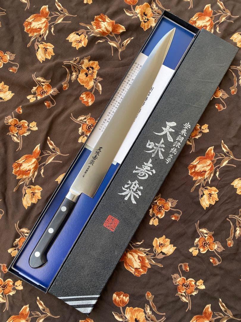 4本「 天味寿楽 」柳刃330mm 筋引 330mm 銀紙3号 - メルカリ