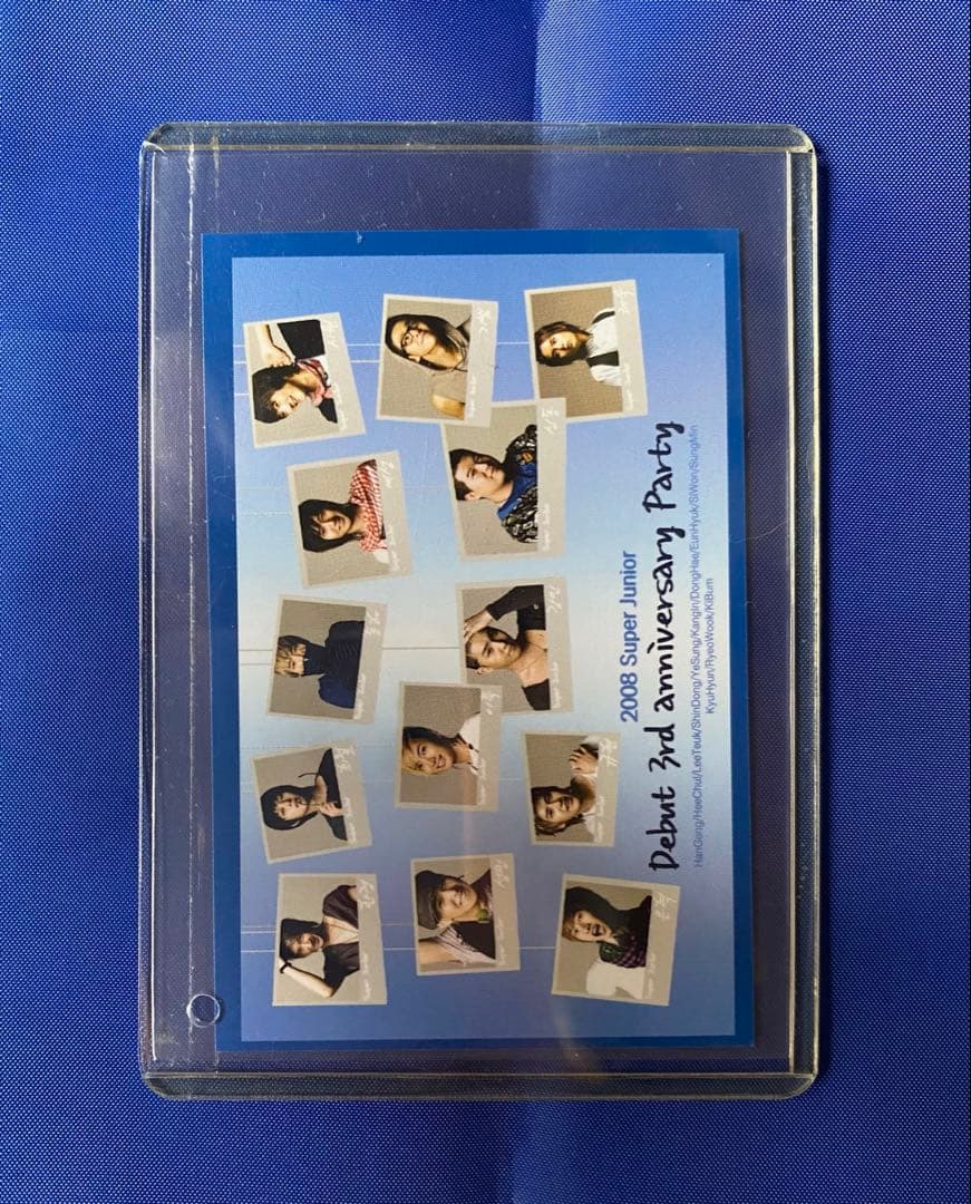 リョウク 3周年 トレカ カード card super junior SJ