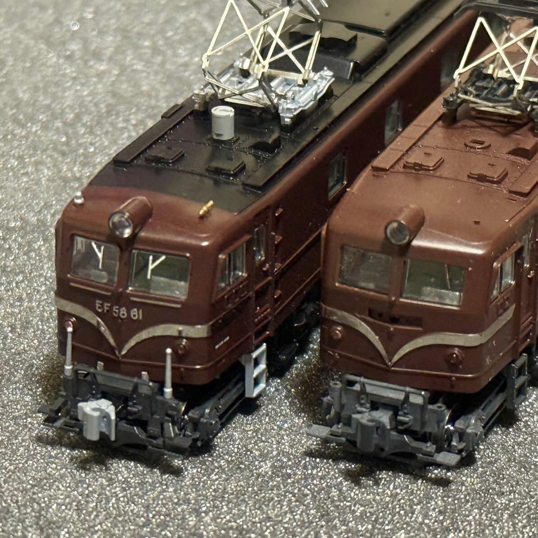KATO EF58 青大将, 特急色, 青, 茶, お召し61号機 10両セット - メルカリ