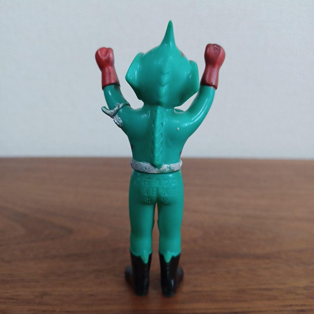 当時ものポピー製 仮面ライダー希少ソフビペンダントトップ（チェーン